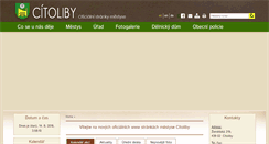 Desktop Screenshot of obec-citoliby.cz